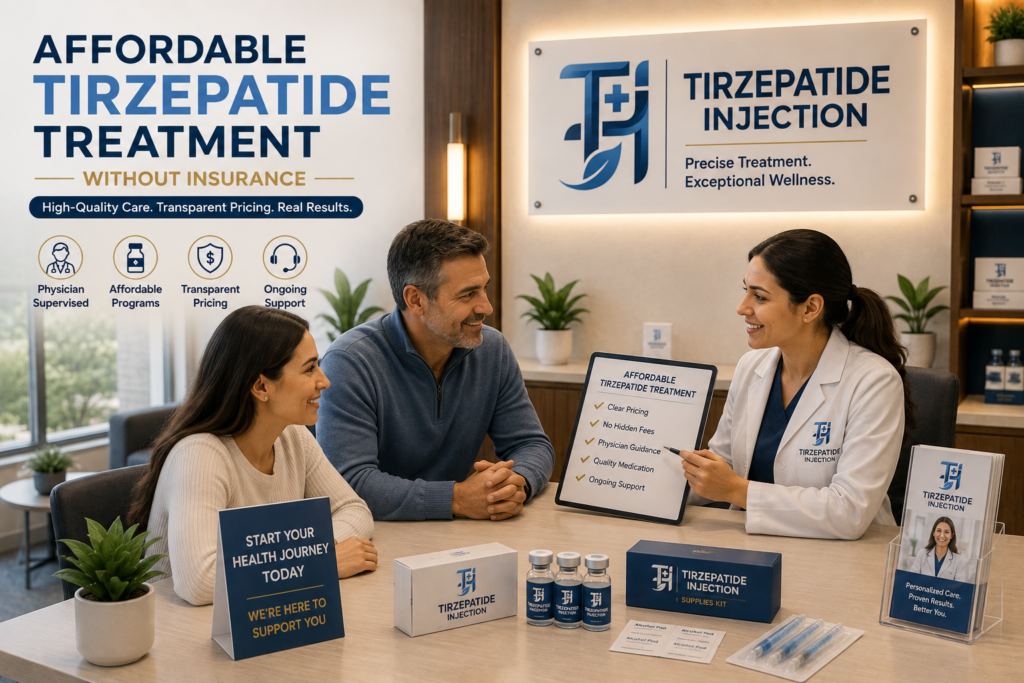 Affordable tirzepatide treatment without insurance with physician consultation